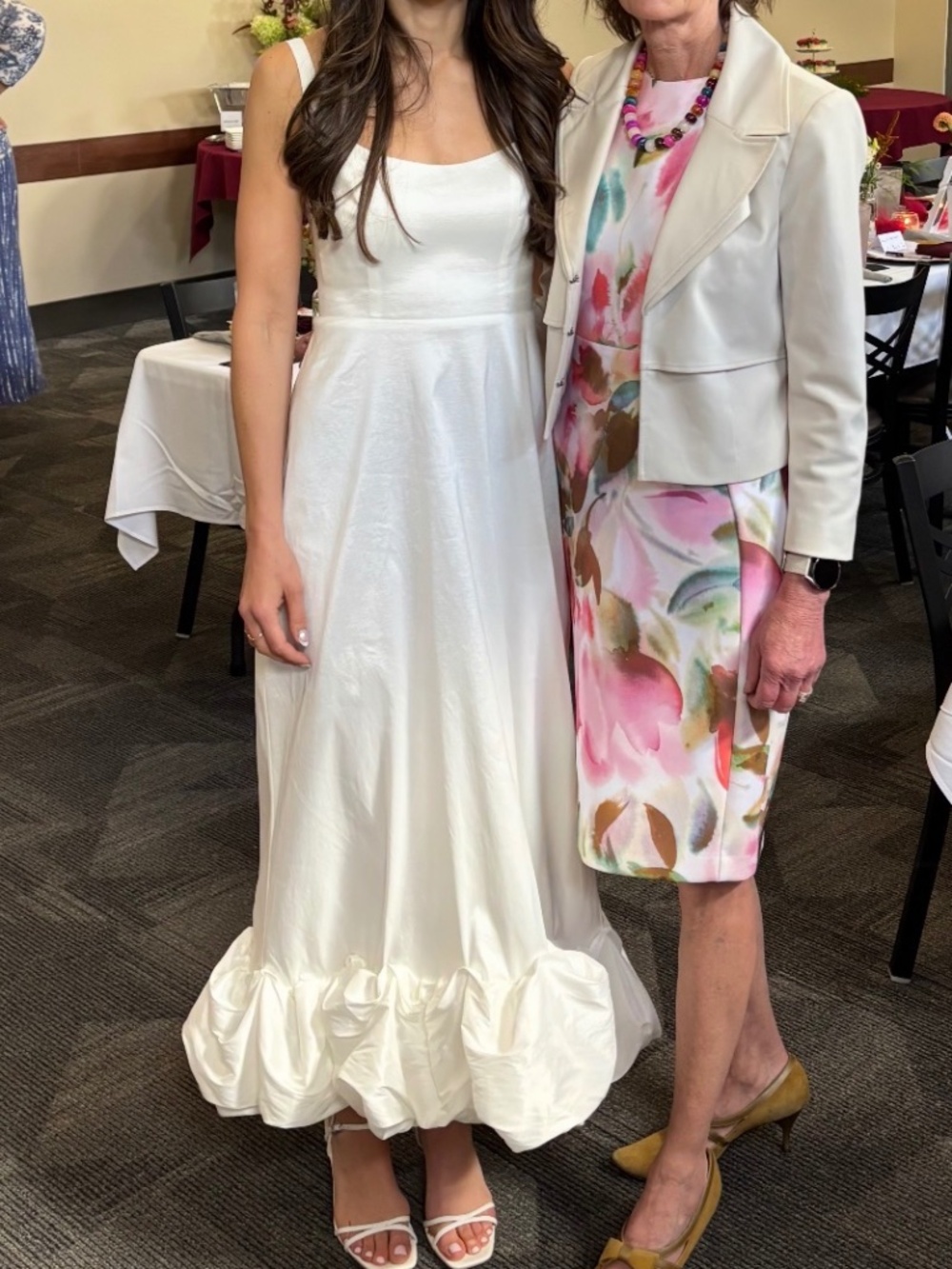 Rebecca Dress in White Show Me Your Mumu